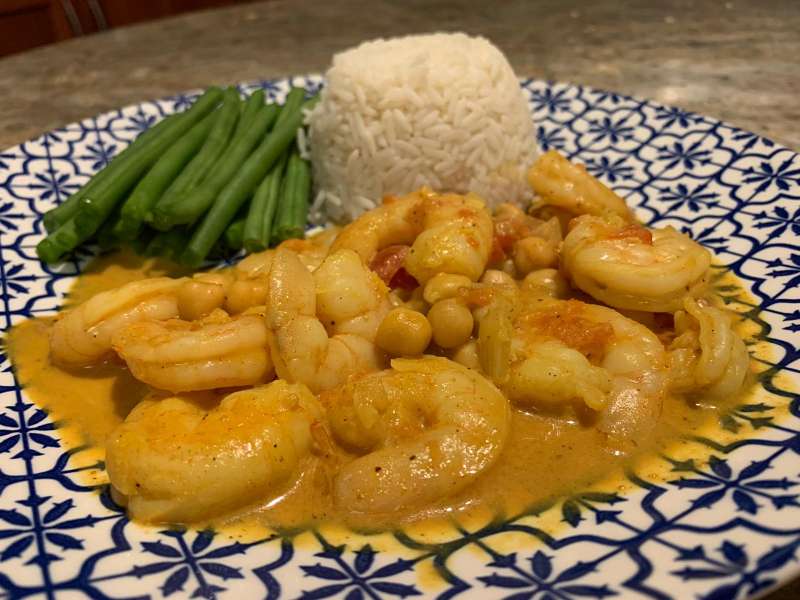Prawn and Chickpea Curry